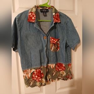 Hawaiian Denim Shirt